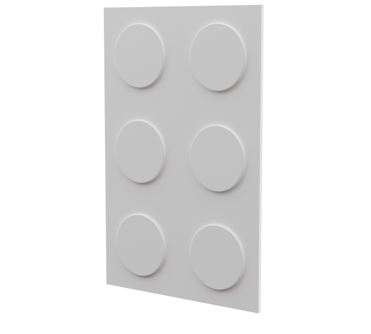 MOVO LEGO 6 Panel ścienny 3D MOVO - dekoracja nowoczesna